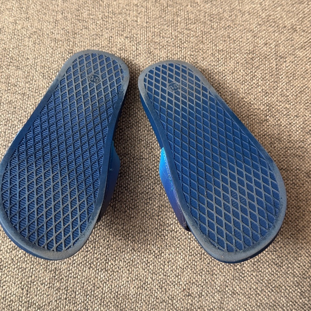 Blue Shark Slide Sandals - Picture 2 of 3